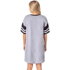 Nickelodeon SpongeBob SquarePants Womens' Nightgown Sleep Pajama Shirt Grey