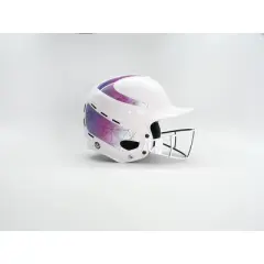 RIP-IT Vision Classic Batting Helmet - White/Blue/Purple S/M