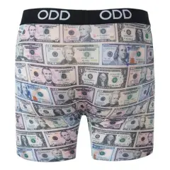 Odd Sox Men's Funny Underwear Boxer Briefs Cash Money Bills Graphic Print