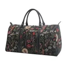 Signare USA Morning Garden Black Big Holdall/Duffel Bag