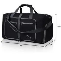 65L Duffle Bag Foldable Waterproof Travel Duffel Bags Duffle Overnight Weekend Travel Gym Bag