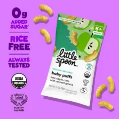 Little Spoon Kale Apple Puffs Baby Snack - 1oz