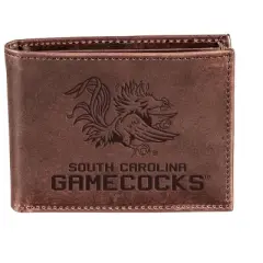 Evergreen University of South Carolina Crazy Horse Collection Bi-Fold Wallet