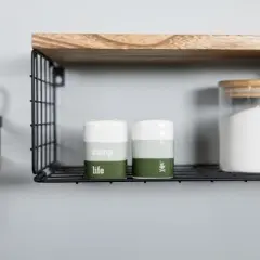 Pavilion Gift Company - Camp Life - 3 oz Salt & Pepper Ceramic Stoneware Shaker Set RV Camper Cabin Tent