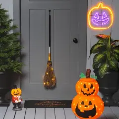 LED Collapsible Jack-O'-Lantern Halloween Novelty Sculpture Light - Hyde & EEK! Boutique&trade;