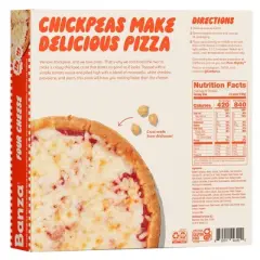 Banza Chickpea Gluten Free Protein Cheese Frozen Pizza - 10.9oz