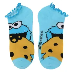 Sesame Street Characters & Logo Women's 5-Pair Ankle Socks-OSFA