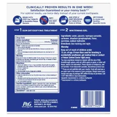 Crest Gum Detoxify + Whitening 2 Step Toothpaste - 4.0oz and 2.3oz