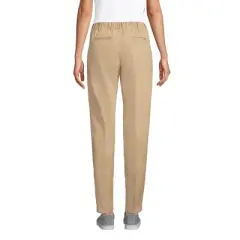 Lands' End Girls Perfect Fit Iron Knee Blend Elastic Waist Chino Pants