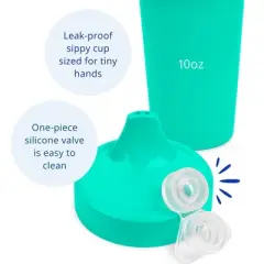 Re-Play 10 fl oz No-Spill Sippy Cups - Cove - 4pk