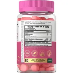 Carlyle Hair Skin and Nails Vitamins | 75 Gummies | with Biotin and Collagen | Strawberry Flavor