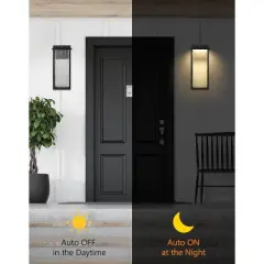 Outdoor Light Fixture Wall Light,Anti-Rust Wall Lantern Outside Wall Sconce, Integrated LED Porch Light for Garage Patio Doorway