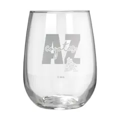 NHL Arizona Coyotes The Vino Stemless 17oz Wine Glass - Clear