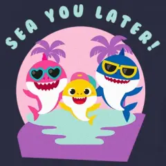 Toddler's Baby Shark Sea You Later Family Vacation T-Shirt