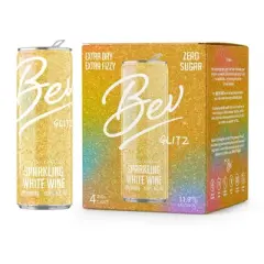 Bev Glitz White Wine Blend- 4pk/250ml Cans