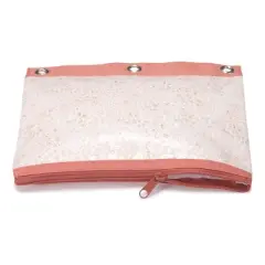 Notebook Collective Pink Floral Double Layer Binder Pouch