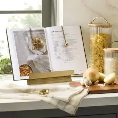 Brass Cookbook Holder with Weighted Chains - Hearth & Hand&trade; with Magnolia