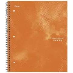 Five Star Active Subject Notebook 80ct Orange