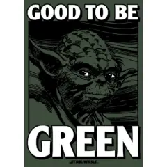 Junior's Star Wars St. Patrick's Day Yoda Good to Be Green Festival Muscle Tee