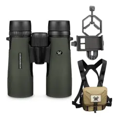 Vortex 8x42 Diamondback HD Roof Prism Binoculars with Glasspak & Phone Adapter