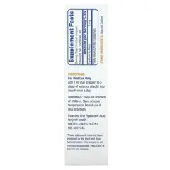 Hyalogic Synthovial Seven Hyaluronic Acid Liquid - HA Joint Support - Vegan - 1 oz