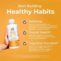 MaryRuth's Lion's Mane Liposomal, Coffee Cake, Org, 7.6 fl oz