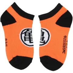 Dragon Ball Z Boys' Socks Goku Kame Symbols 4 Pairs Kids Ankle No Show Socks Multicoloured