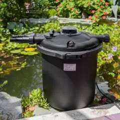 XtremepowerUS Bio Pressure Filter Koi Pool Fishpond Pump Filter UV Sterilizer Pond Filter 1500-2600 Gallons