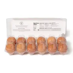 Cage-Free Fresh Grade A Large Brown Eggs - 12ct - Good & Gather&trade;