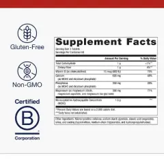 Metagenics Bone Builder with Magnesium: Bone support with calcium, vitamin D & magnesium. Non-GMO, gluten-free. 180 tablets.