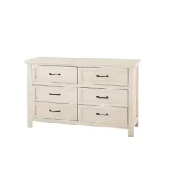 Westwood Design Westfield 6 Drawer Dresser - Brushed White