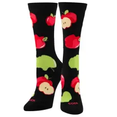 Cool Socks, Cute Fun Fruit Print Novelty Crew Socks for Women