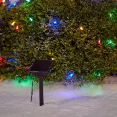 3'x4' 50ct Solar LED Christmas Net Lights with Green Wire - Wondershop&trade;