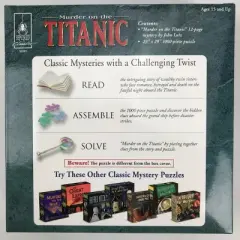 Bepuzzled Classic Mystery: Murder on the Titanic Jigsaw Puzzle - 1000pc