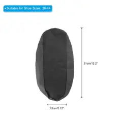 Unique Bargains Reusable Washable Thickened Non-Slip Office Shoe Covers 2 Pairs