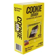 Mid-Day Squares Cookie Dough Functional Snack Bars - 4.66oz/4ct
