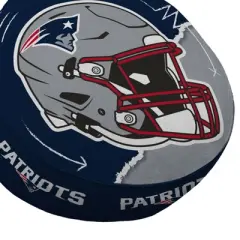NFL New England Patriots Split Helmet Circle Plushlete Pillow