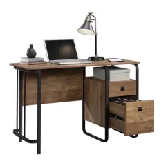 Sauder Station House Desk Etched Oak