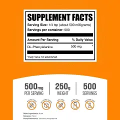 BulkSupplements DL-Phenylalanine Powder