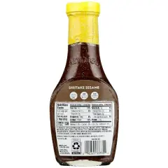 Annies Homegrown Shiitake Sesame Vinaigrette Dressing - 6 pack, 8 oz