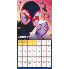 Marvel 2026 Spider-Man Across the Spider Verse 12"x12" Wall Calendar
