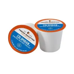 Fresh Roasted Coffee - 48 CT Colombian Decaf Medium Roast Single Serve Pods