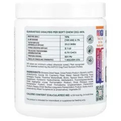 Bark&Spark Green Grass Chews, For Dogs, Chicken, 120 Soft Chews, 8.46 oz (240 g)