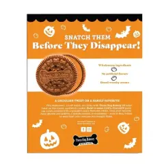 Three Dog Bakery Howl-o-ween Lick'n Crunch Cookie with Carob and Pumpkin Dog Treats - 13oz - Halloween