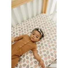 Copper Pearl Premium Crib Sheet - Blitz