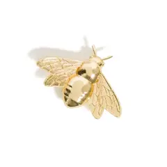 U Brands 4pk Insect Magnets Gold: Fridge & Locker Accessories, Bug Design, Metal, 2500Gs Pull Capacity