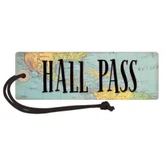 Teacher Created Resources Travel the Map Magnetic Hall Pass, Pack of 6