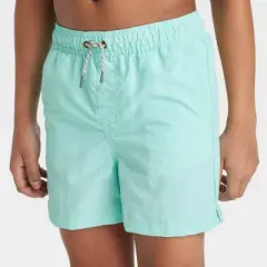 Boys' Solid Swim Trunks - art class&trade; Light Blue