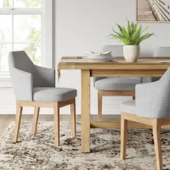 Kinston Curved Back Upholstered Dining Chair - Threshold&trade;