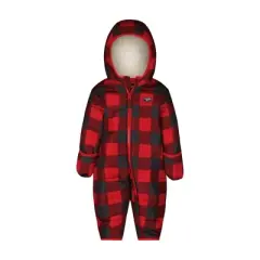 OshKosh B'gosh&reg; Baby Boys' Plaid Bunting Snowsuits Red 3-6M